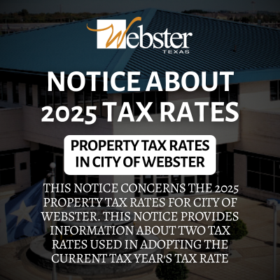 Notice about 2025 Tax Rates