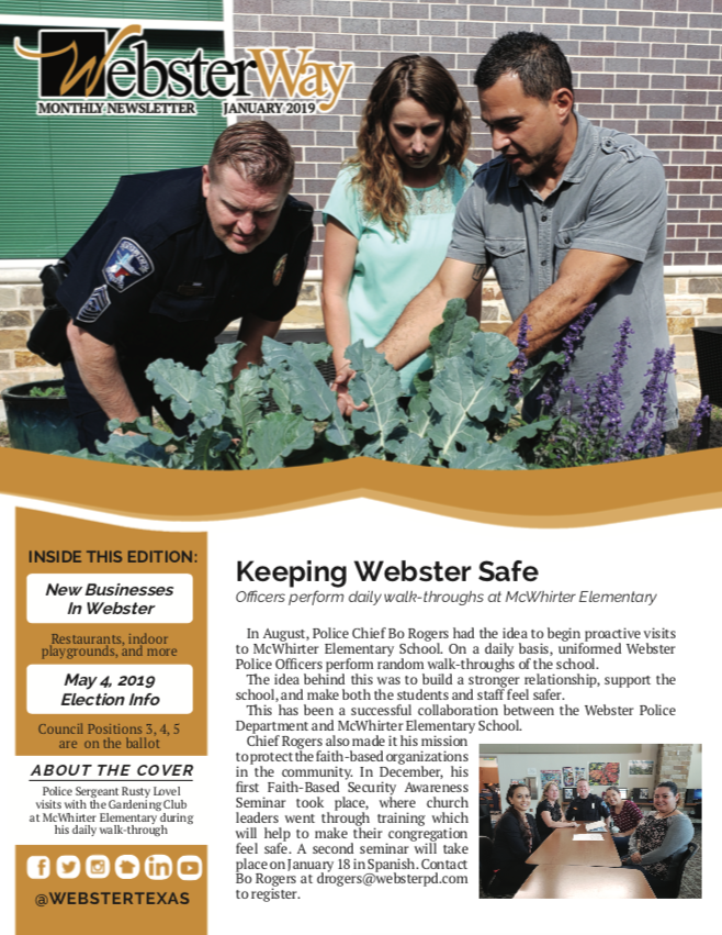 January 2019 Newsletter