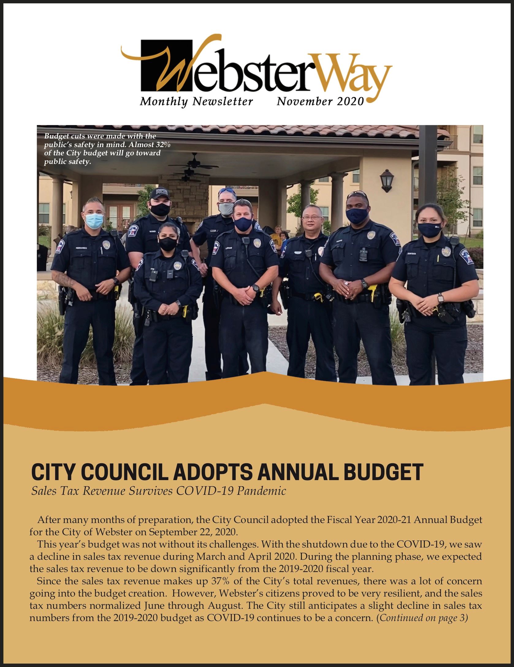 November Webster Way